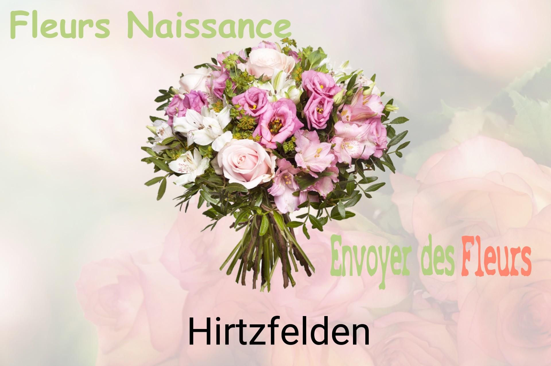 Bouquet de fleurs de naissance livré à Hirtzfelden